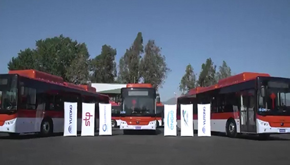 100 vehículos eléctricos Yutong entregados en Chile