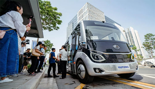 La conducción autónoma dio un paso importante, el bus inteligente 5G de YUTONG terminó la operación de prueba en carretera abierta La conducción autónoma dio un paso importante, el bus inteligente 5G de YUTONG terminó la operación de prueba en carretera abierta