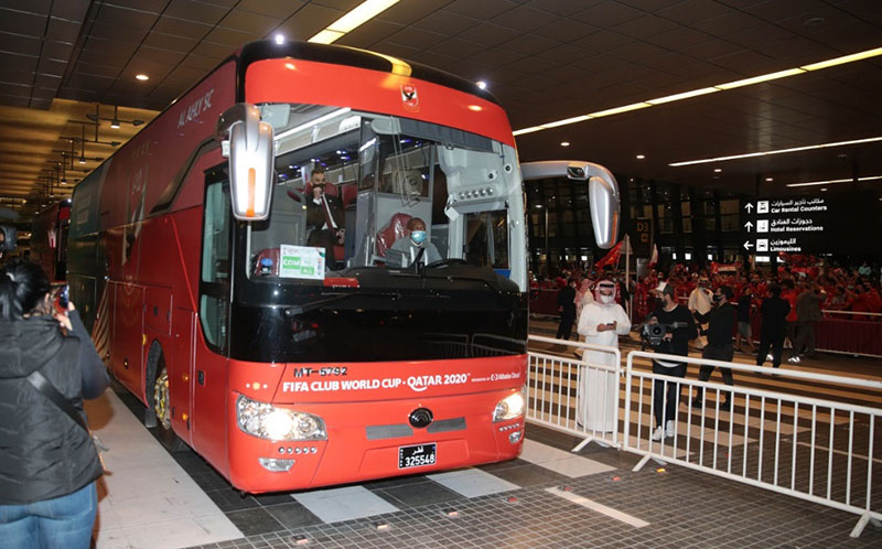 Uniendo fuerzas con Mowasalat (Karwa) - el principal proveedor de servicios de transporte de Qatar, Yutong Bus prestará servicios en la Copa Mundial de Clubes de la FIFA Qatar 2020™. Uniendo fuerzas con Mowasalat (Karwa) - el principal proveedor de servicios de transporte de Qatar, Yutong Bus prestará servicios en la Copa Mundial de Clubes de la FIFA Qatar 2020™.