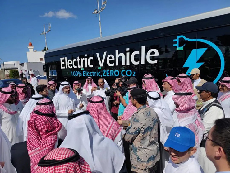 El primer autobús eléctrico de Arabia Saudí - El vehículo de nueva energía de Yutong entra en funcionamiento El primer autobús eléctrico de Arabia Saudí - El vehículo de nueva energía de Yutong entra en funcionamiento