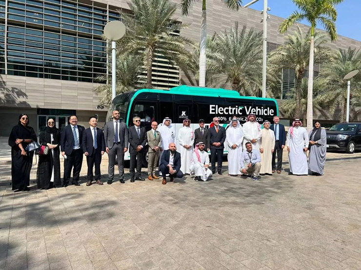 El primer autobús eléctrico de Arabia Saudí - El vehículo de nueva energía de Yutong entra en funcionamiento El primer autobús eléctrico de Arabia Saudí - El vehículo de nueva energía de Yutong entra en funcionamiento