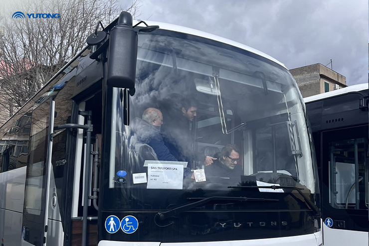 Los buses eléctricos de Yutong se entregan en Italia Los buses eléctricos de Yutong se entregan en Italia
