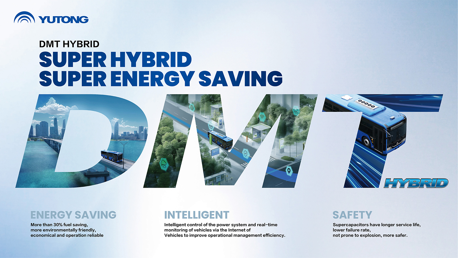 Alta eficiencia y ahorro de energía: Las ventajas de la innovadora tecnología DMT de Yutong Alta eficiencia y ahorro de energía: Las ventajas de la innovadora tecnología DMT de Yutong