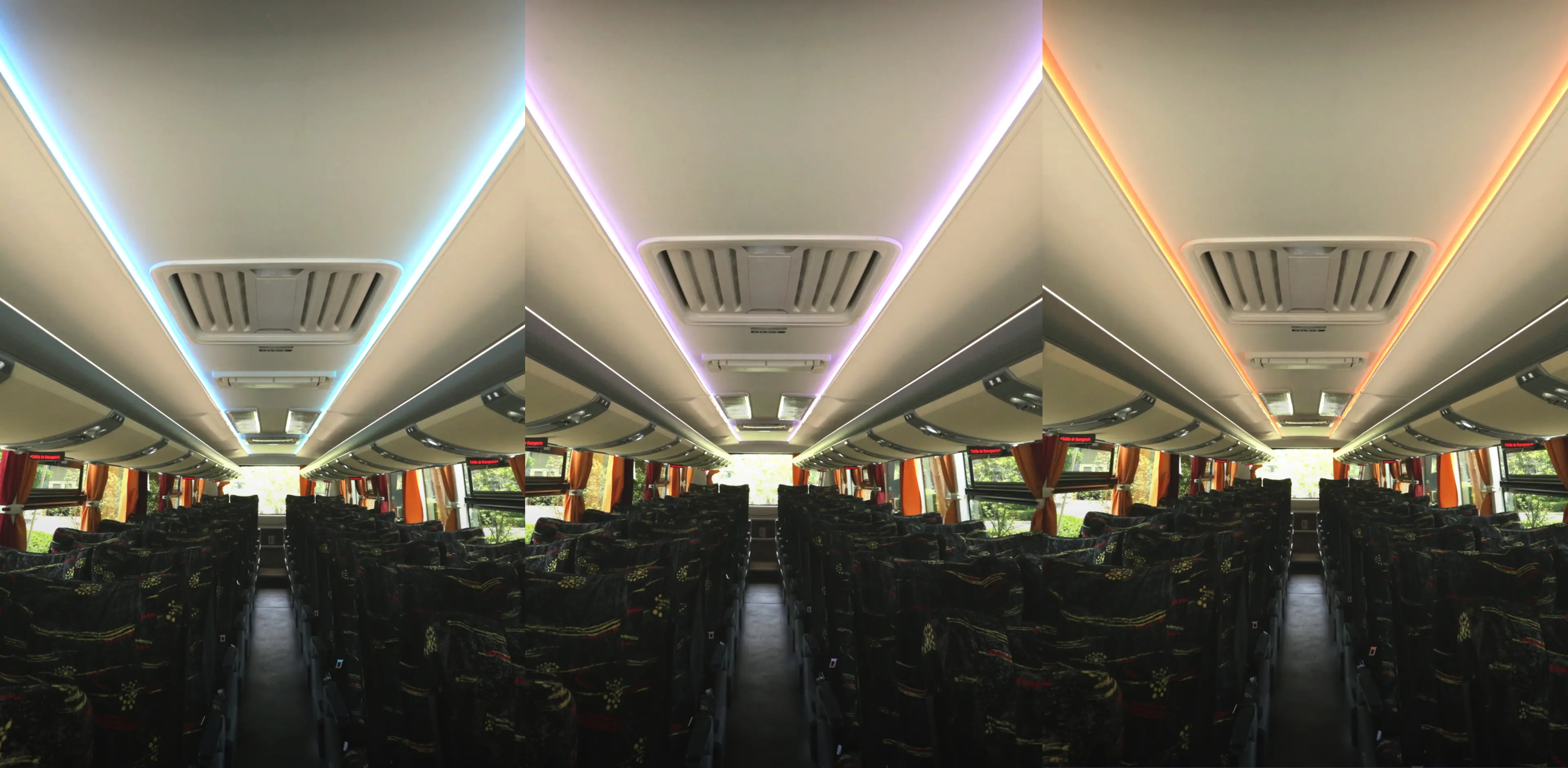 Luz de ambiente interior combinada