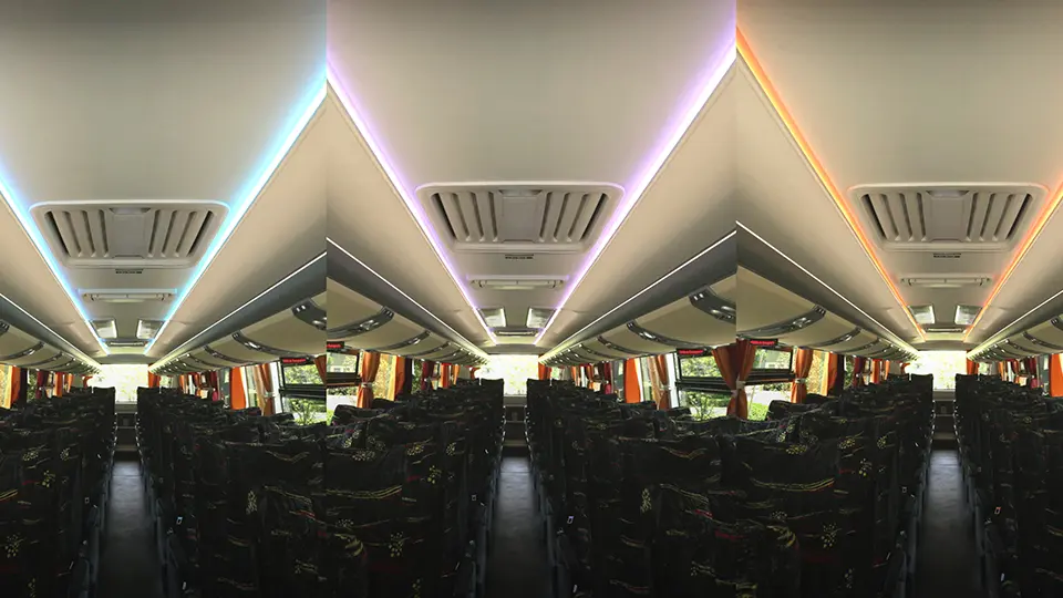 Luz de ambiente interior combinada
