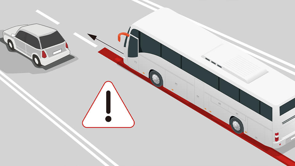 Sistema de advertencia de colisión frontal y abandono de carril (opcional)